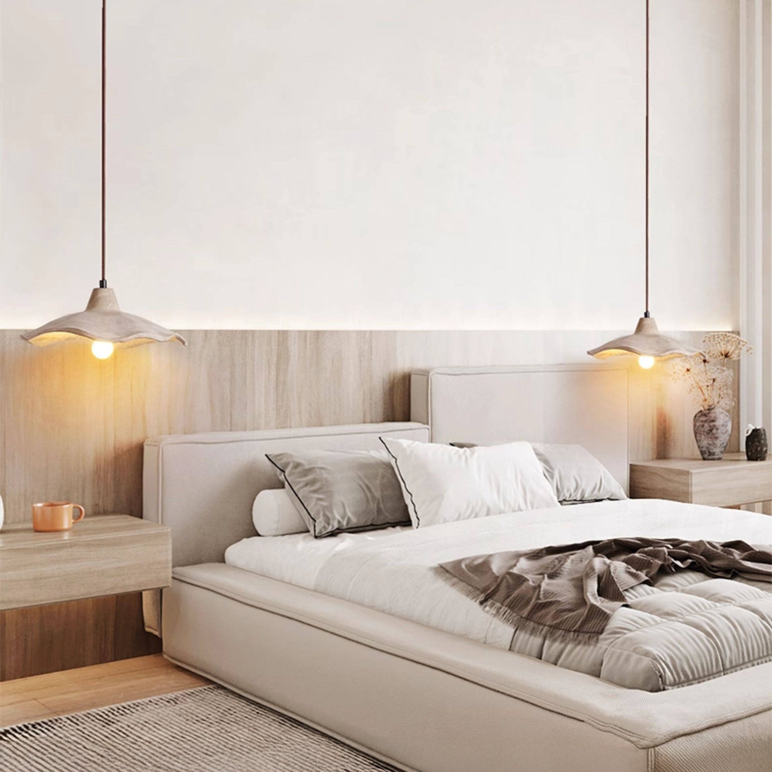 Antizer Modern Flower Cement Pendant Light