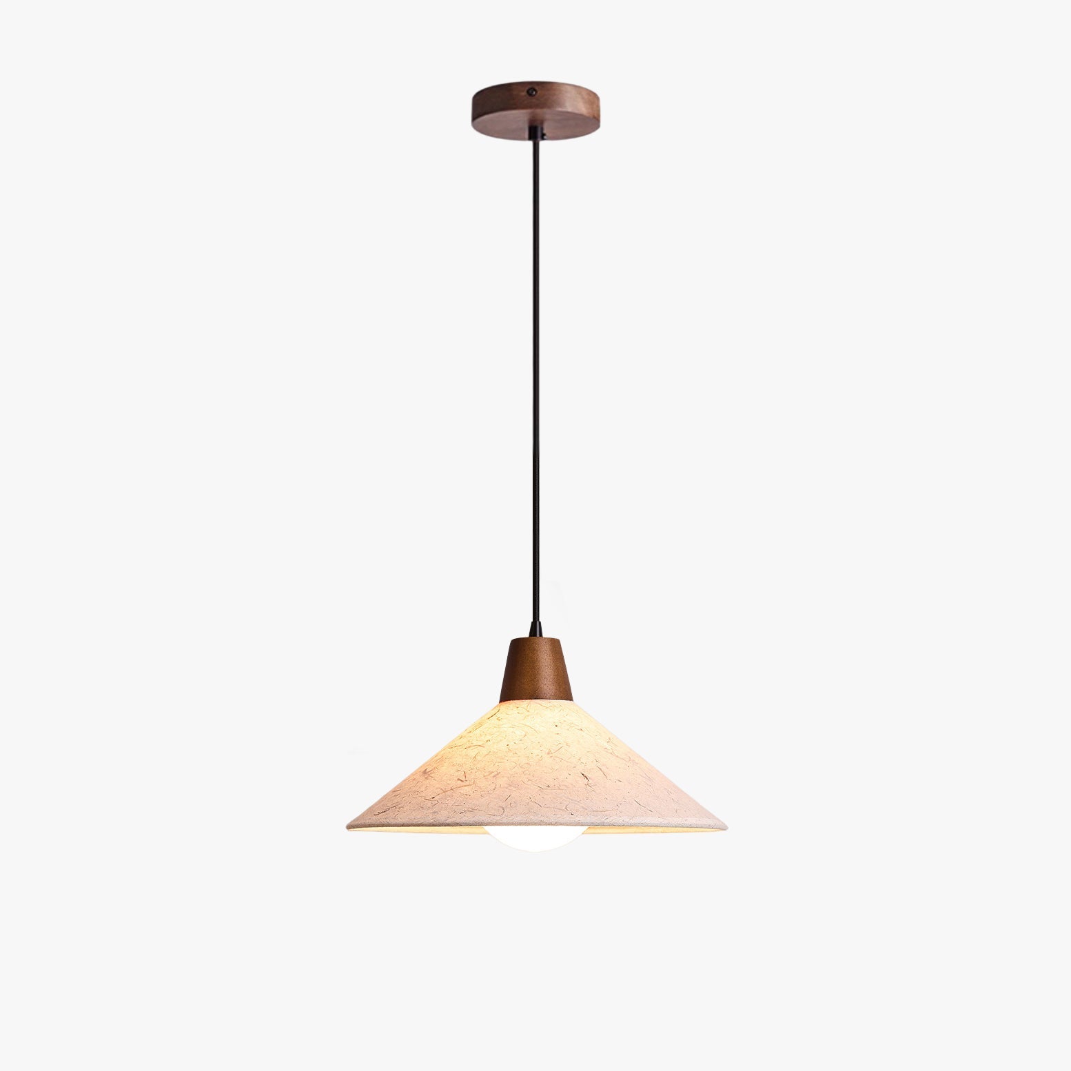 Antizer Minimalism Pice Paper Cone Pendant Light