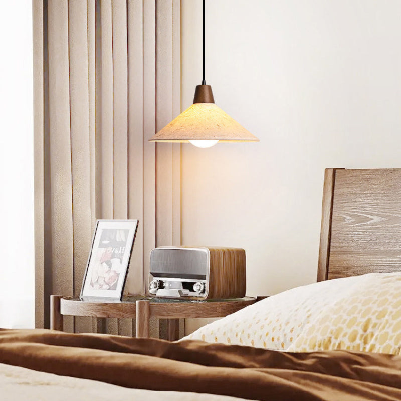 Antizer Minimalism Pice Paper Cone Pendant Light