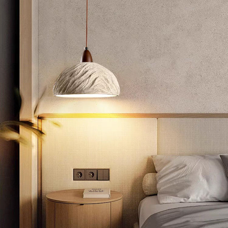 Antizer Sculptural Cement Dome Pendant Light