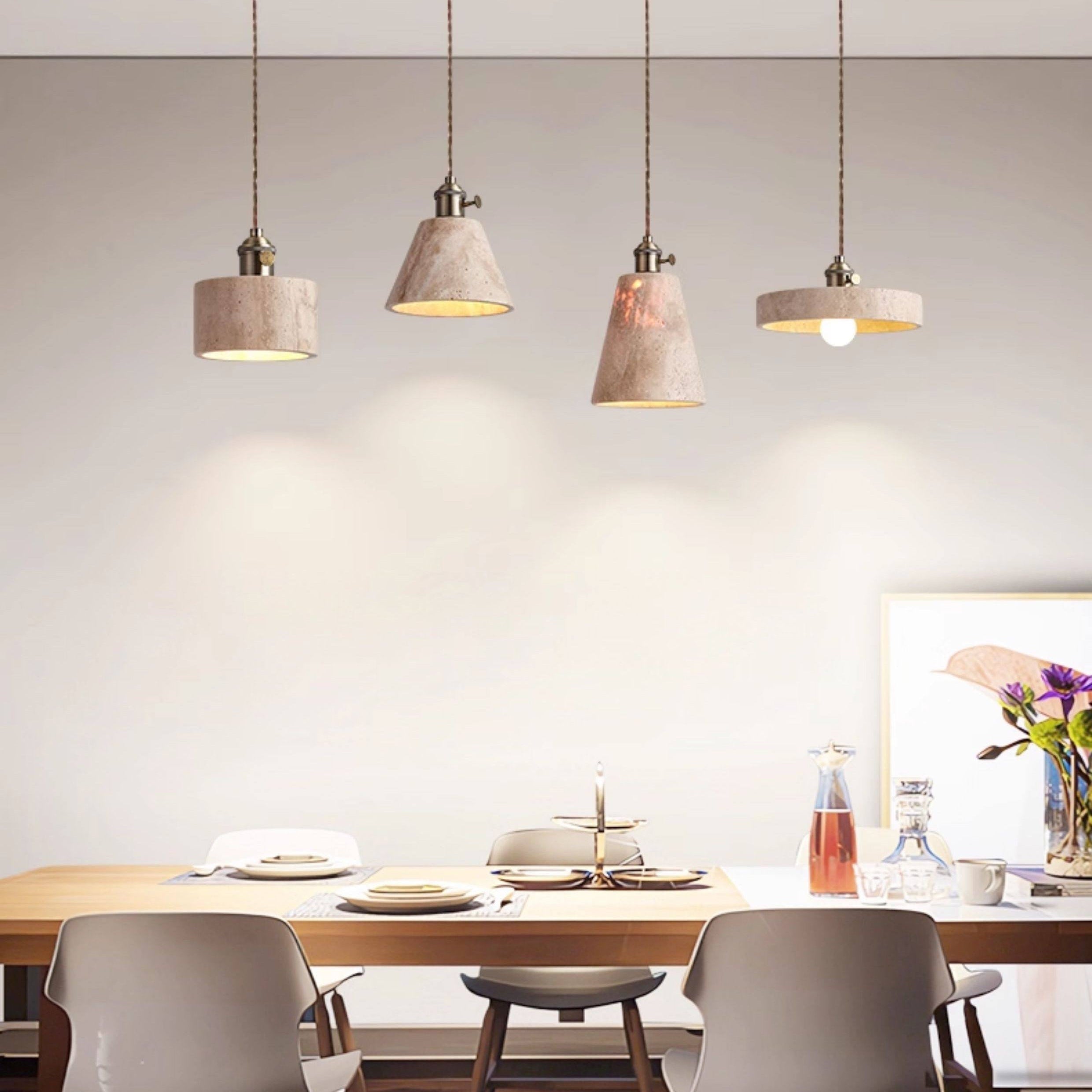 Antizer Multiple Combinations Travertine Pendant Light