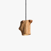 Antizer Art Deco Natural Wood Pendant Light