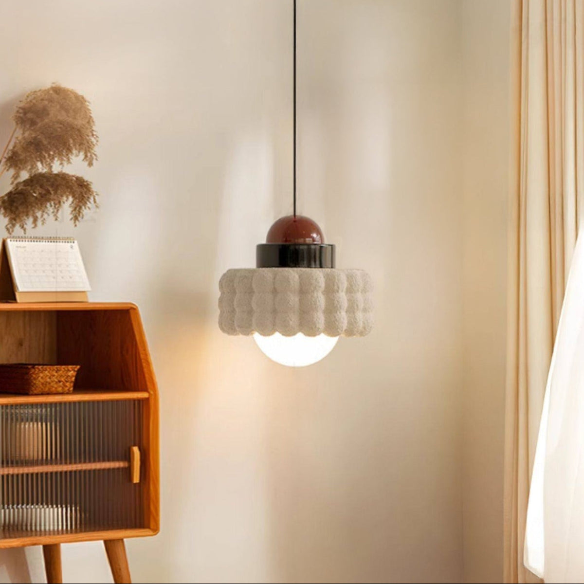 Antizer Modern Cylinder Resin Pendant Light
