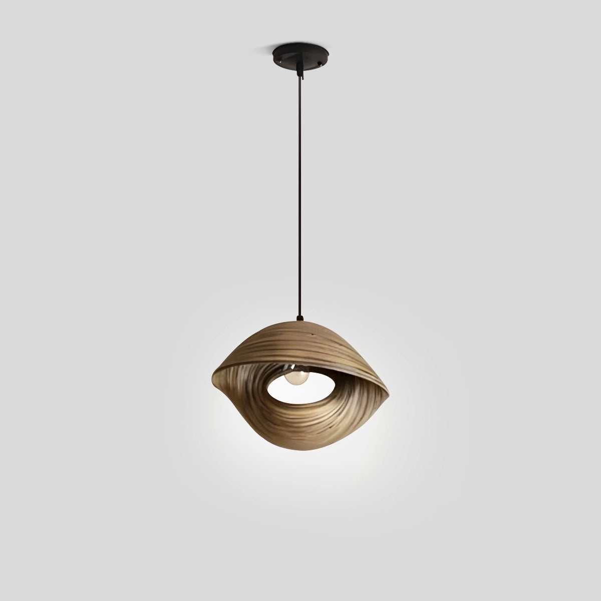 Antizer Creative Art Bamboo Weaving Pendant Light