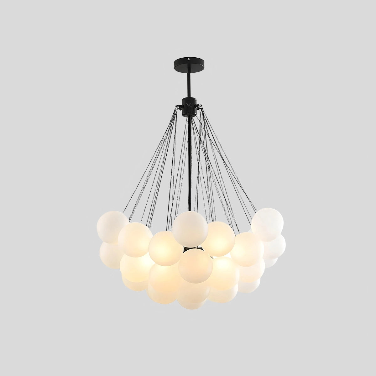 Antizer Modern Bubble Glass Chandelier for Living Room
