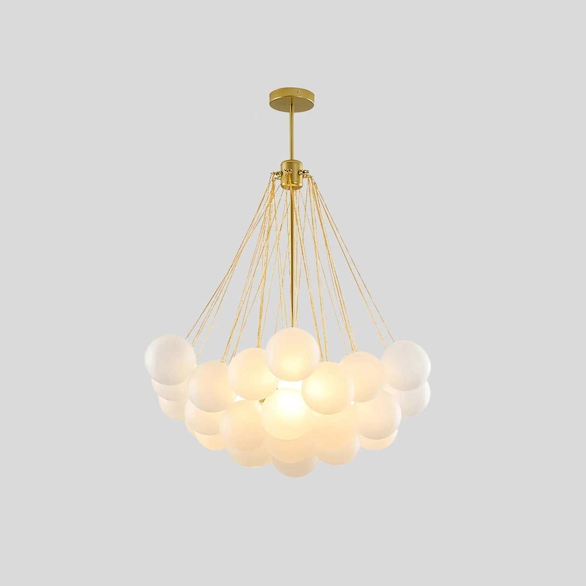 Antizer Modern Bubble Glass Chandelier for Living Room