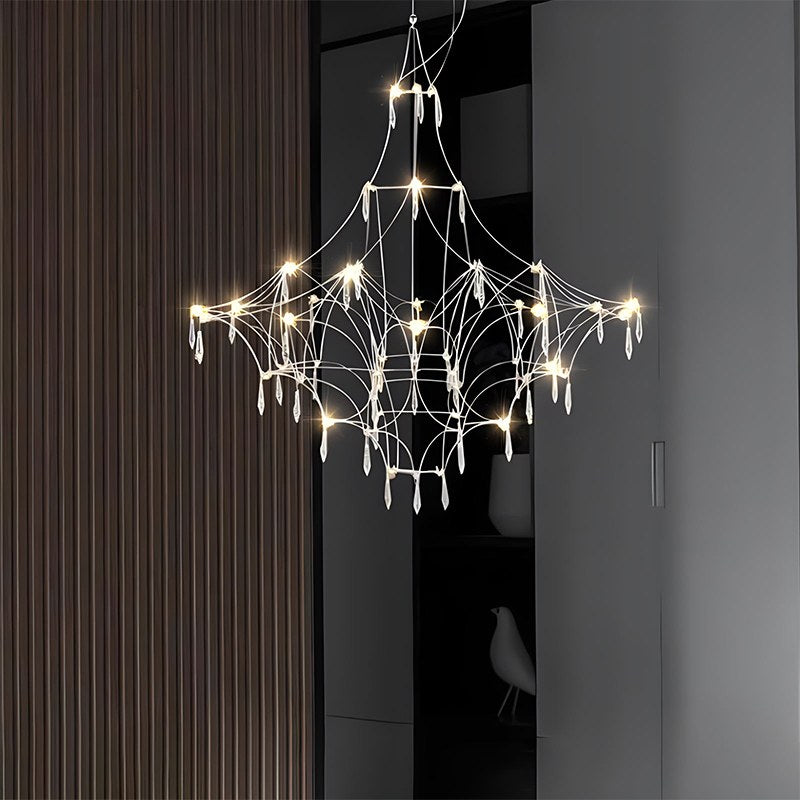 Antizer Adjustable Large Creativity Crystal Chandelier