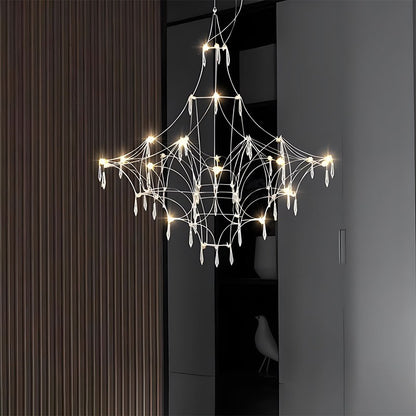 Antizer Adjustable Large Creativity Crystal Chandelier