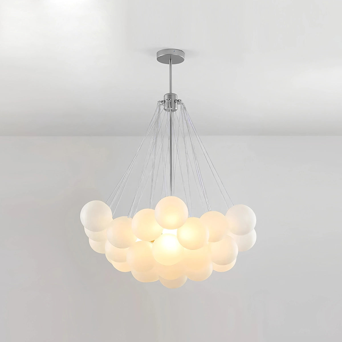 Antizer Modern Bubble Glass Chandelier for Living Room