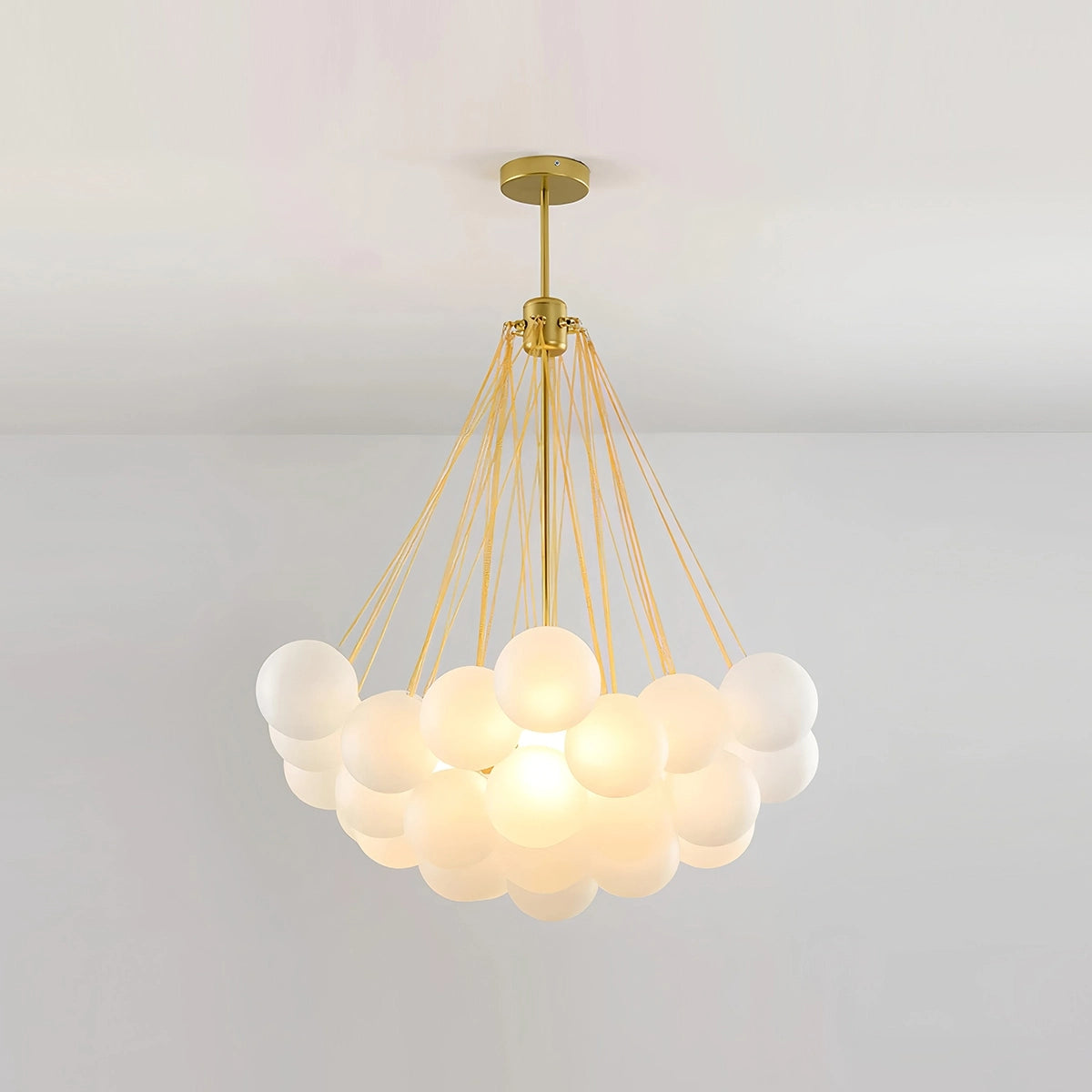 Antizer Modern Bubble Glass Chandelier for Living Room