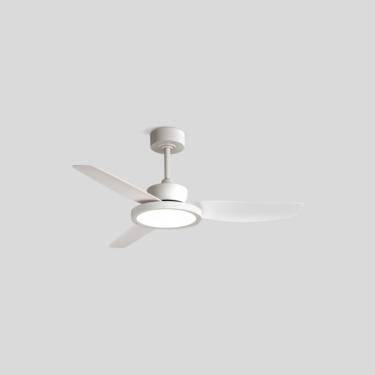 Antizer Modern White Ceiling Fans with Lights and Remote