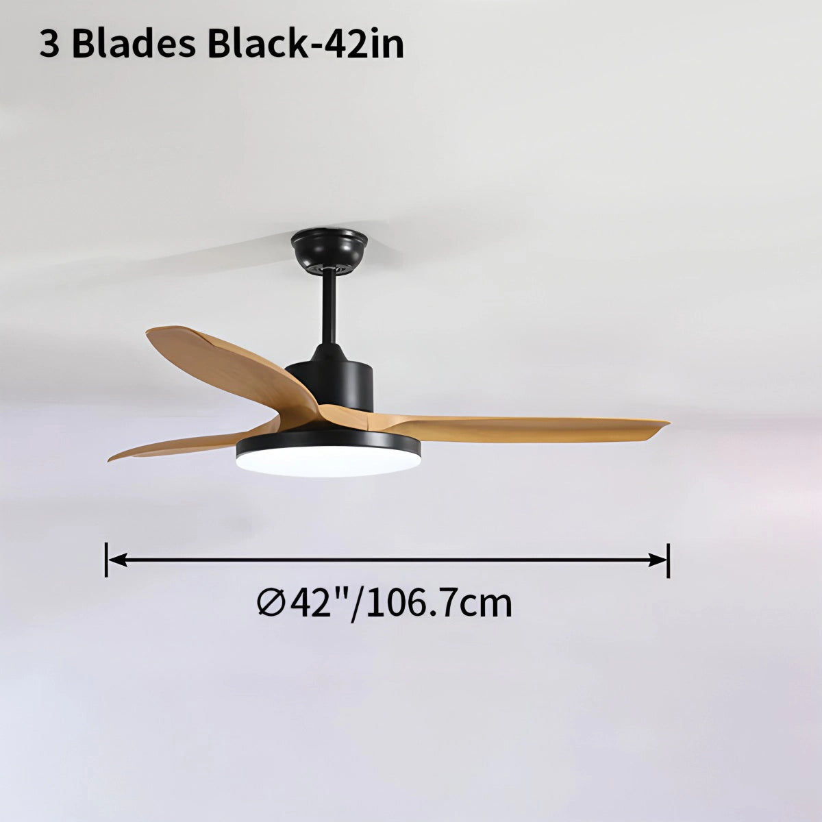 Antizer Scandi Reversible Ceiling Fan with Light