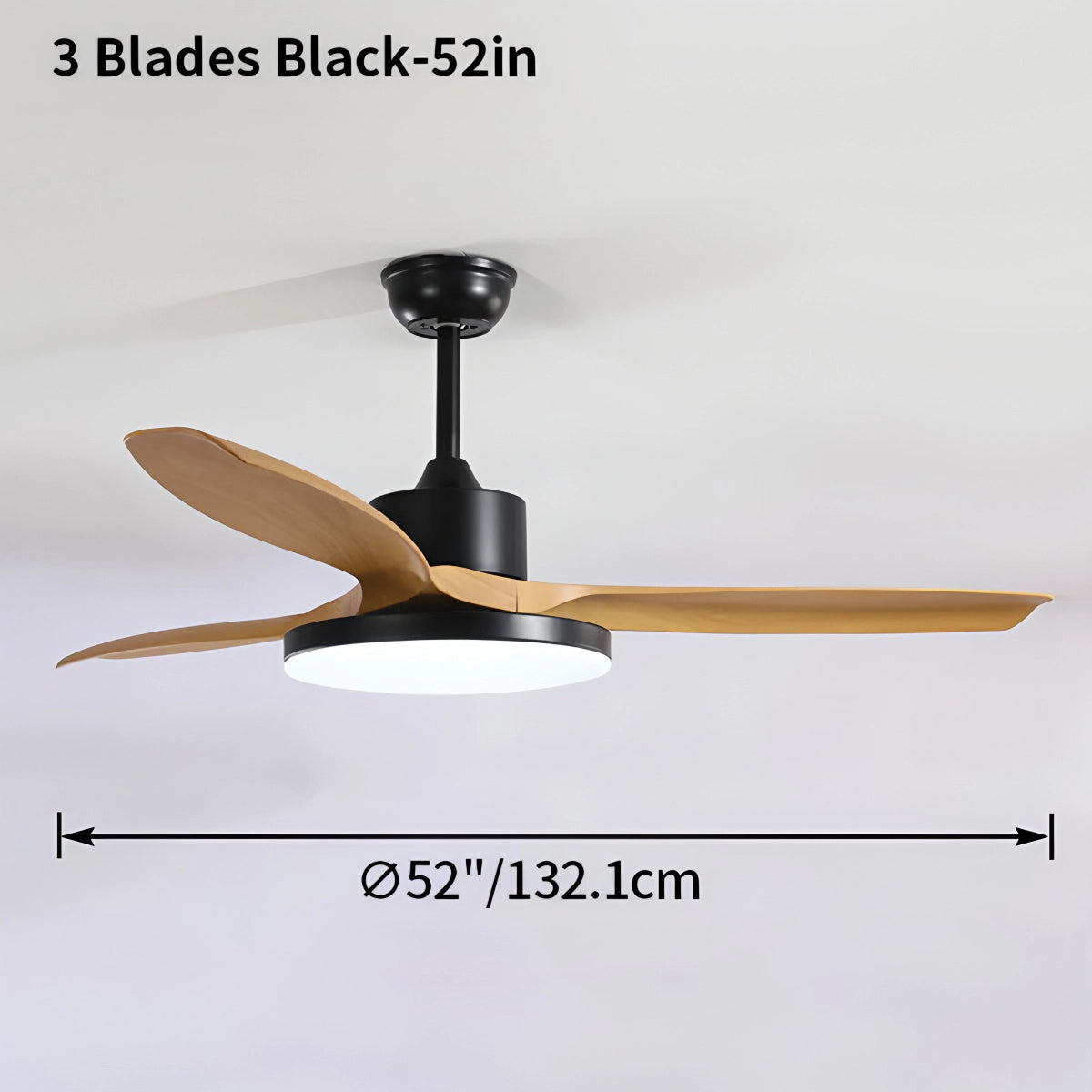 Antizer Scandi Reversible Ceiling Fan with Light
