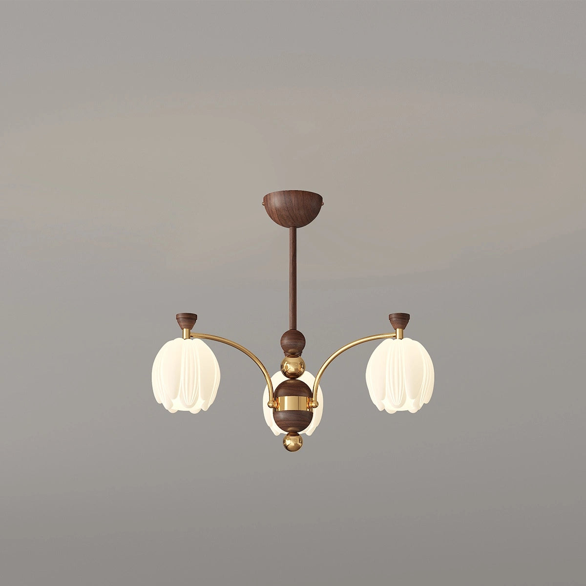 Antizer French Retro Cream Flower Bud Chandelier