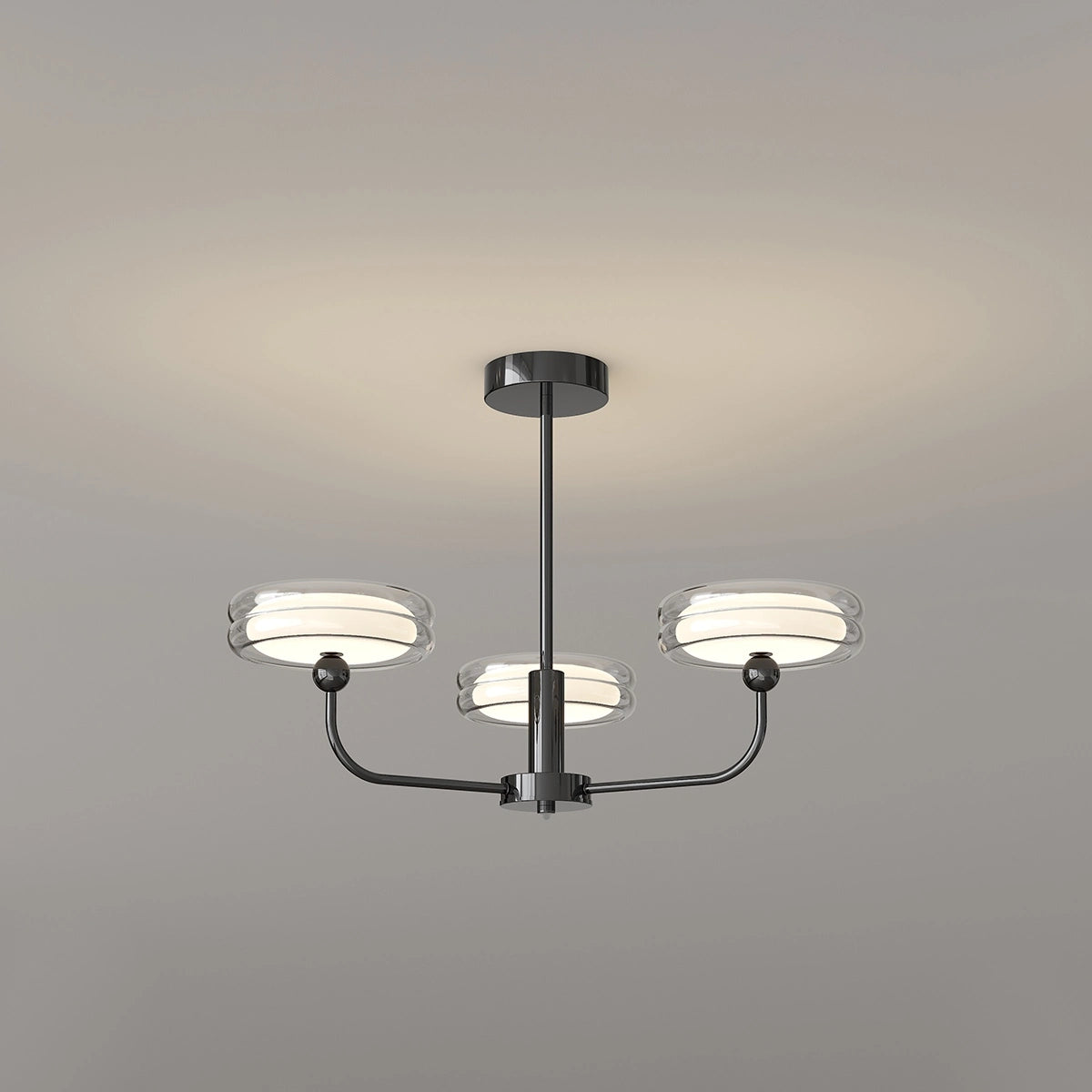 Antizer Medieval Black Bauhaus Chandelier for Dining Room