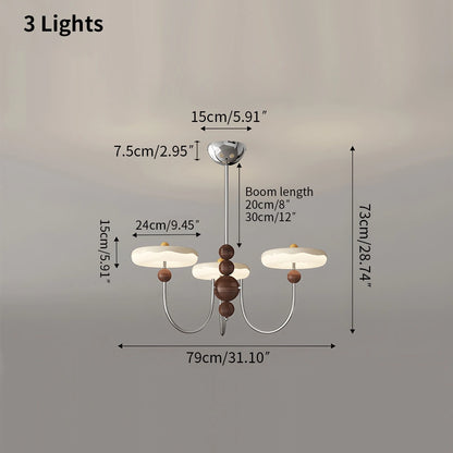 Antizer French Retro UFO Chandelier for Living Room