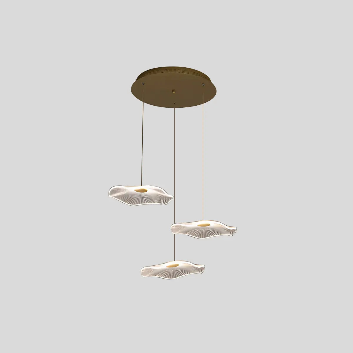 Antizer Rotasu Lotus Leaf Staircase Chandelier