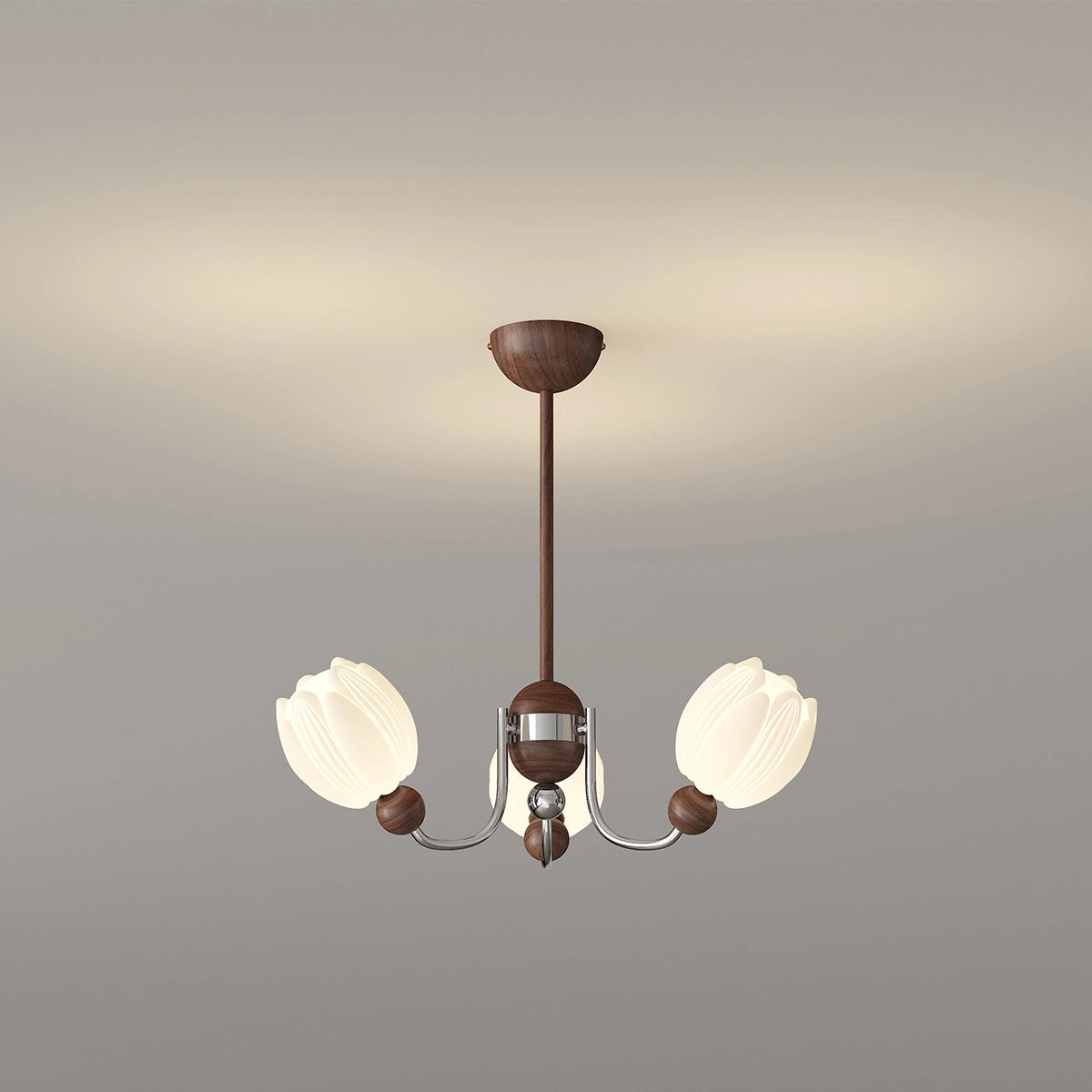 Antizer French Retro Flower Chandelier for Living Room