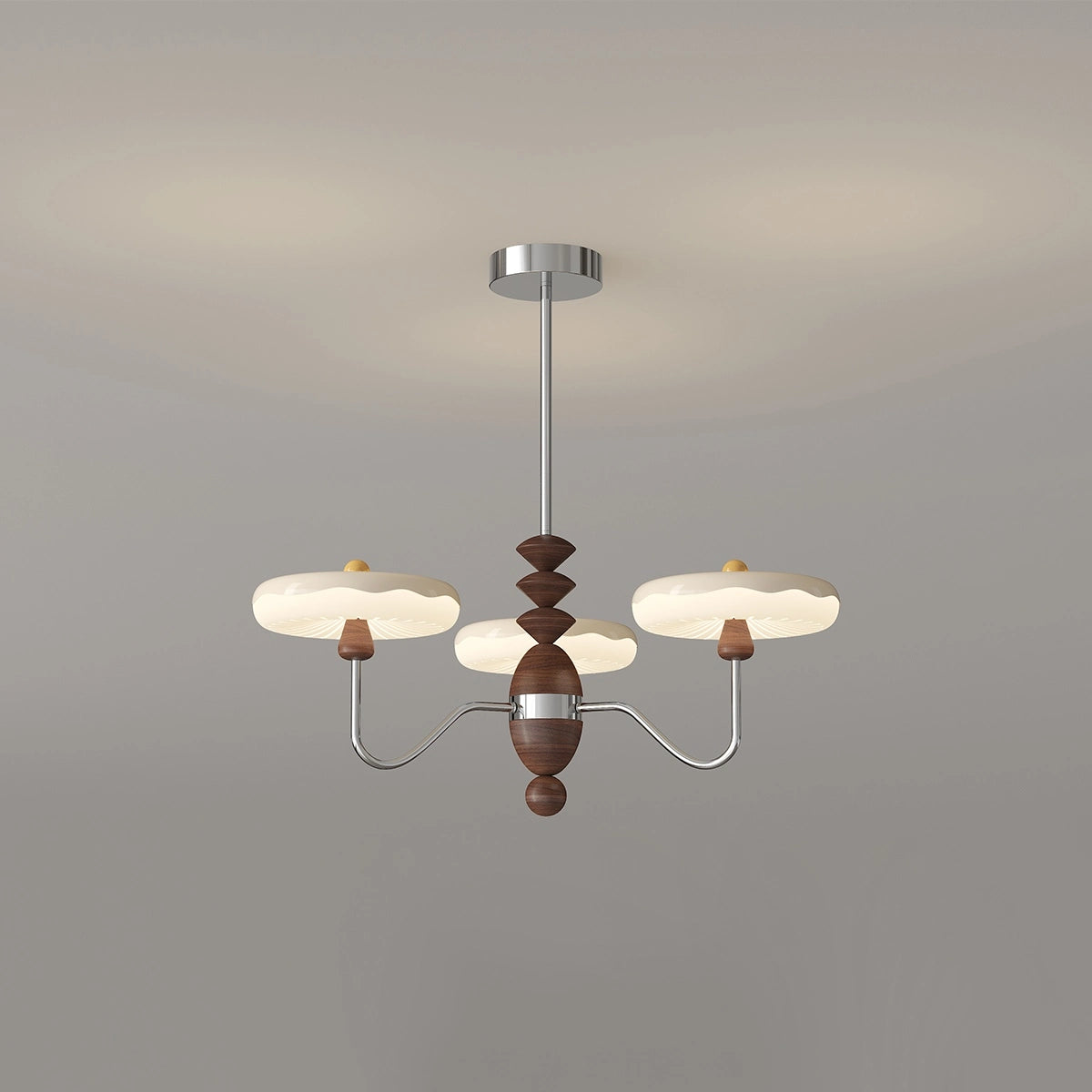 Antizer French Cream Style UFO Chandelier for Living Room