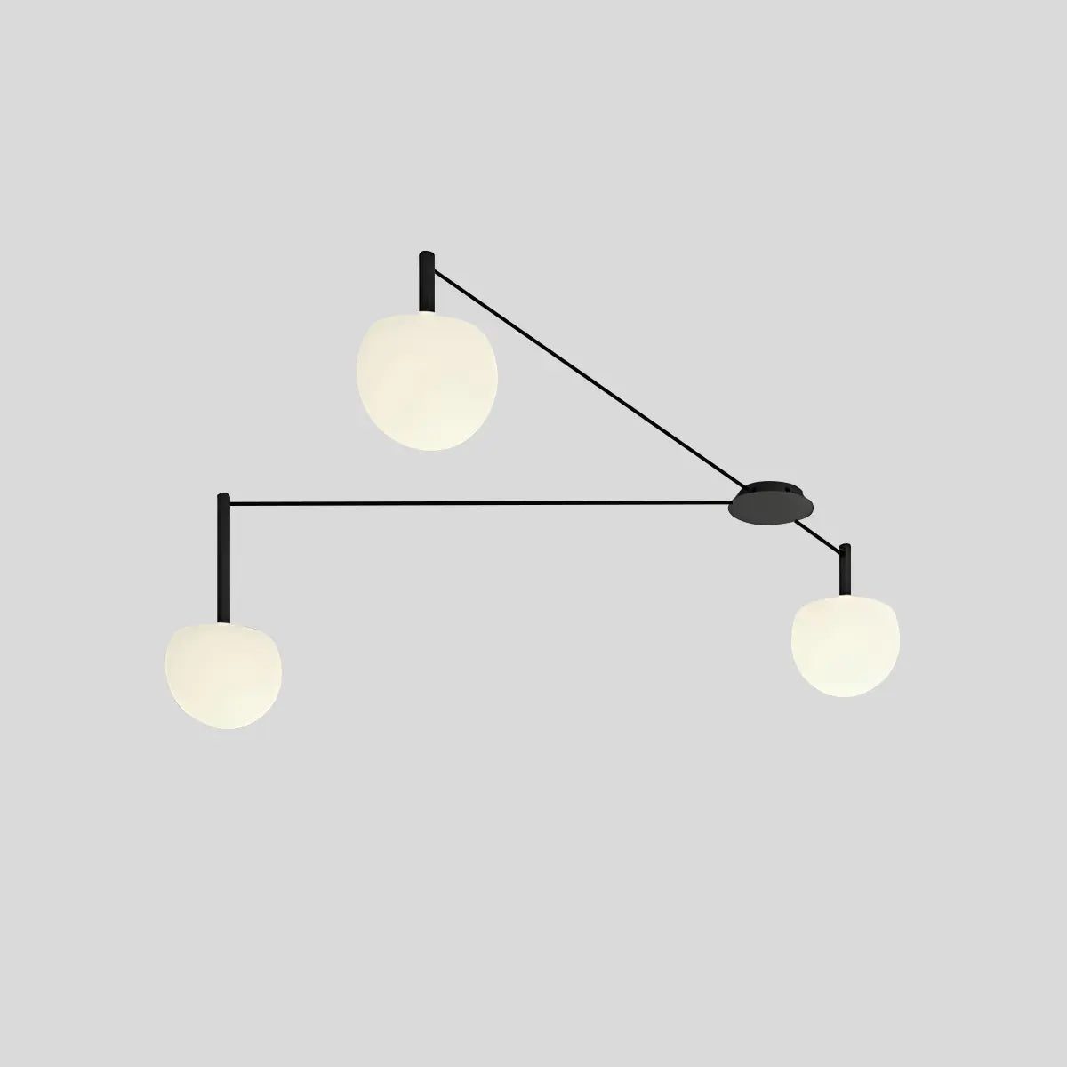 Antizer Custom Frosted Glass Globe Ceiling Light