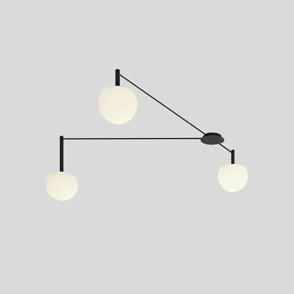 Antizer Custom Frosted Glass Globe Ceiling Light