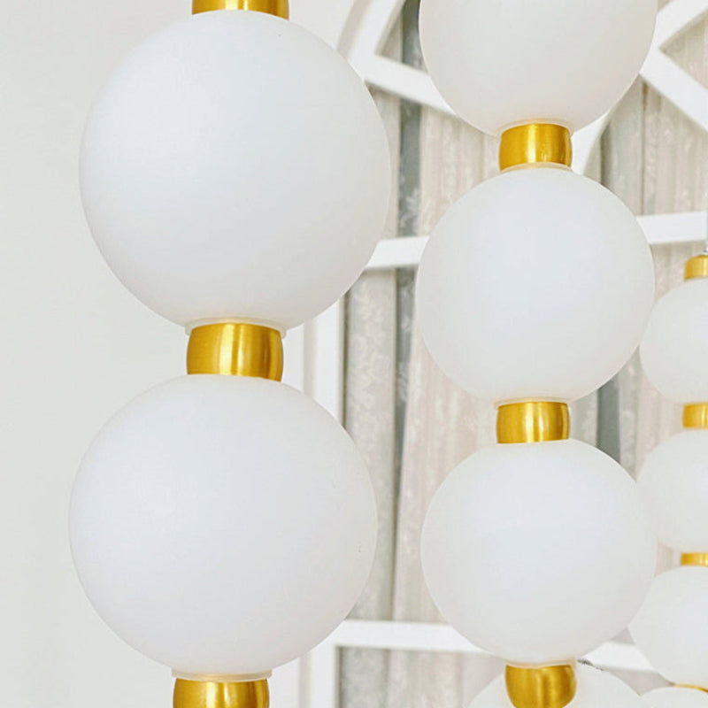 Antizer Luxury Pearl Necklace Chandelier
