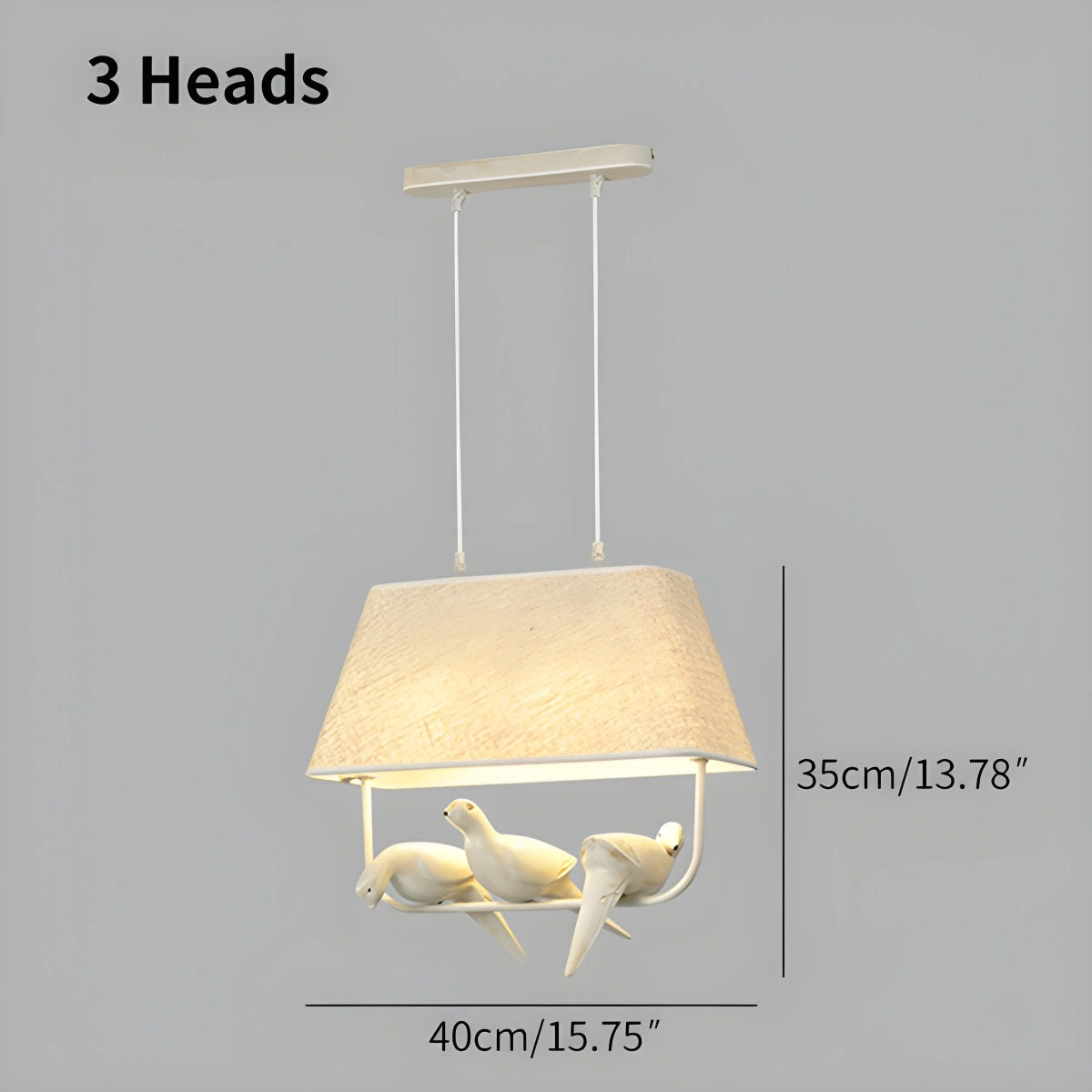 Antizer Nordic Bird Pendant Light for Living Room Bedroom