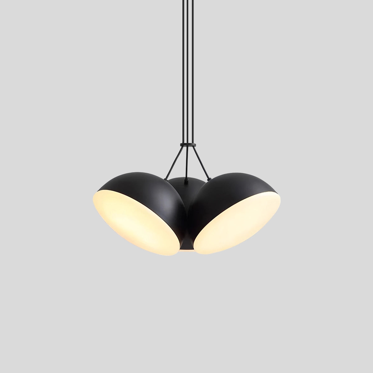 Antizer Nordic Minimalist Black Semi-Circular Pendant Light