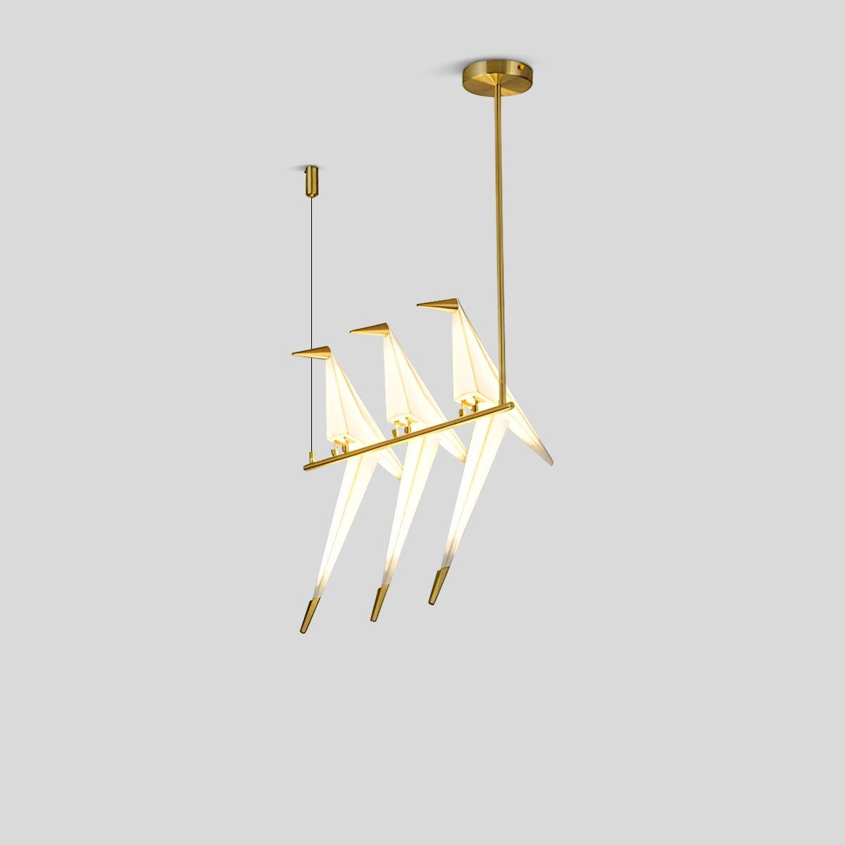 Antizer Paper Crane Bird Chandelier for Dining Room