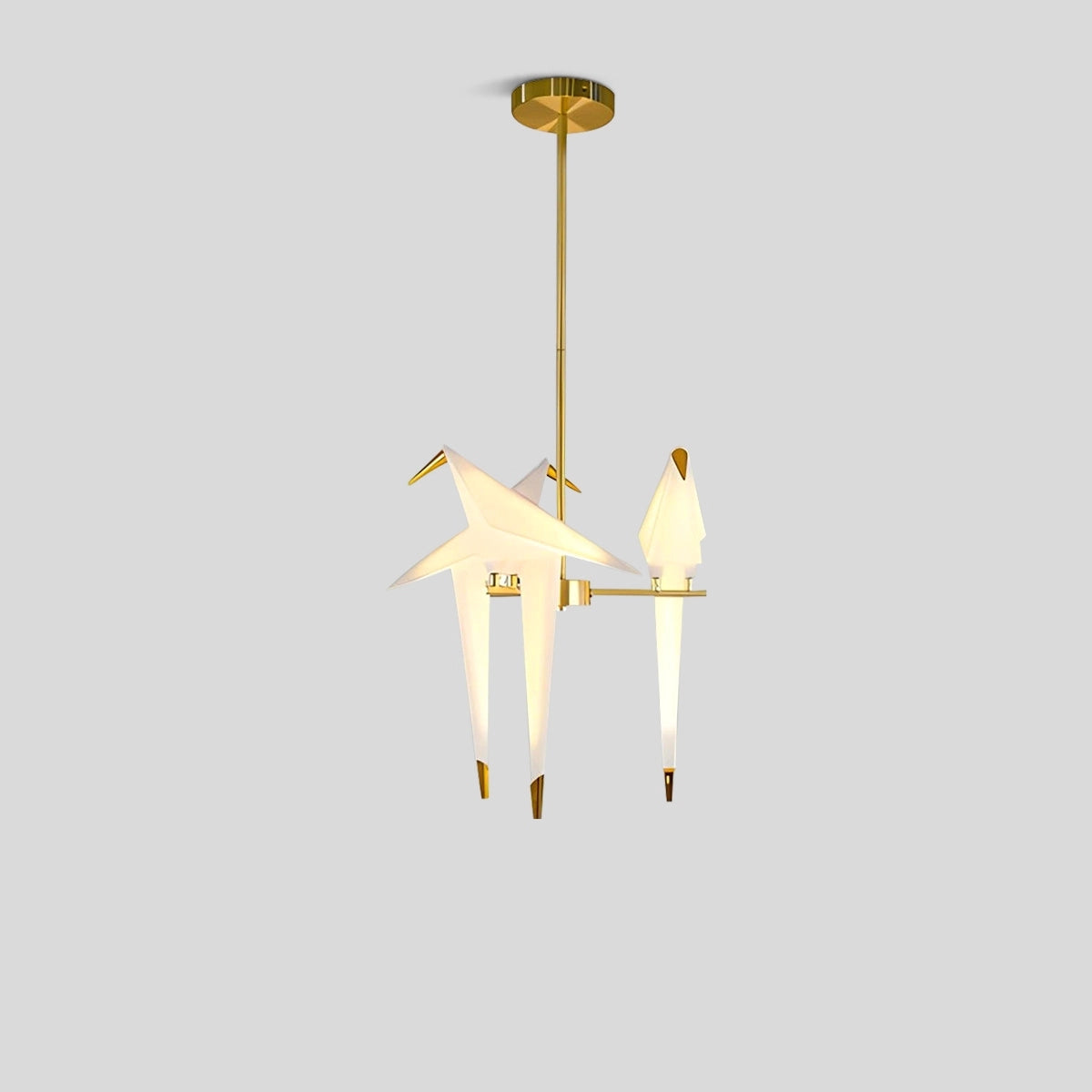 Antizer Paper Crane Bird Chandelier for Dining Room
