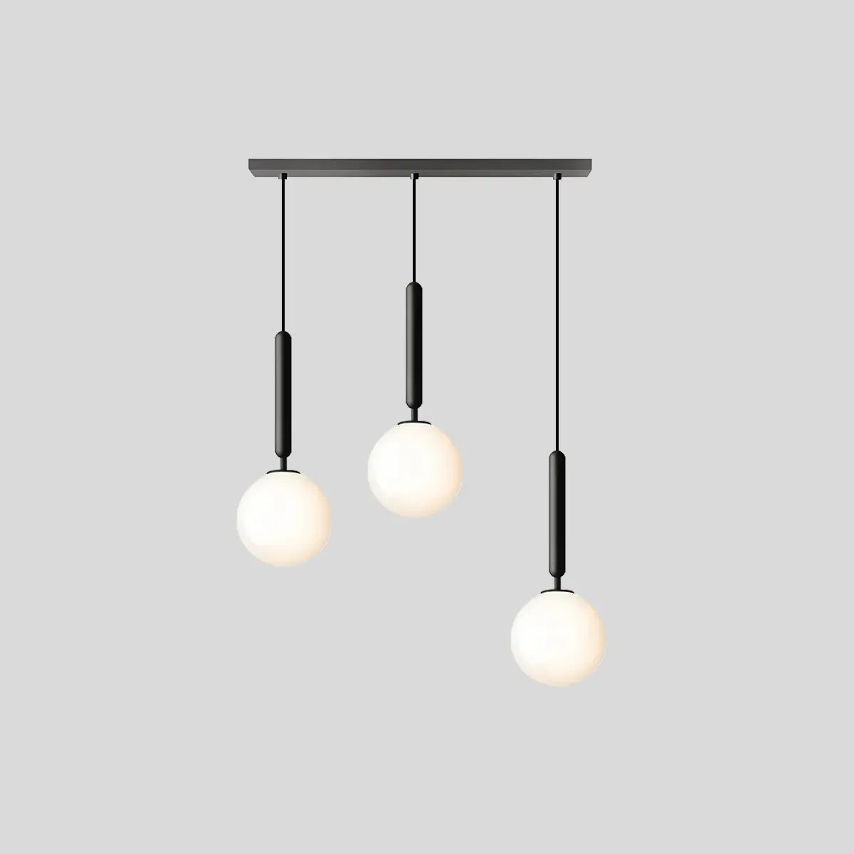 Antizer Temen Globe Glass Pendant Light for Kitchen Island