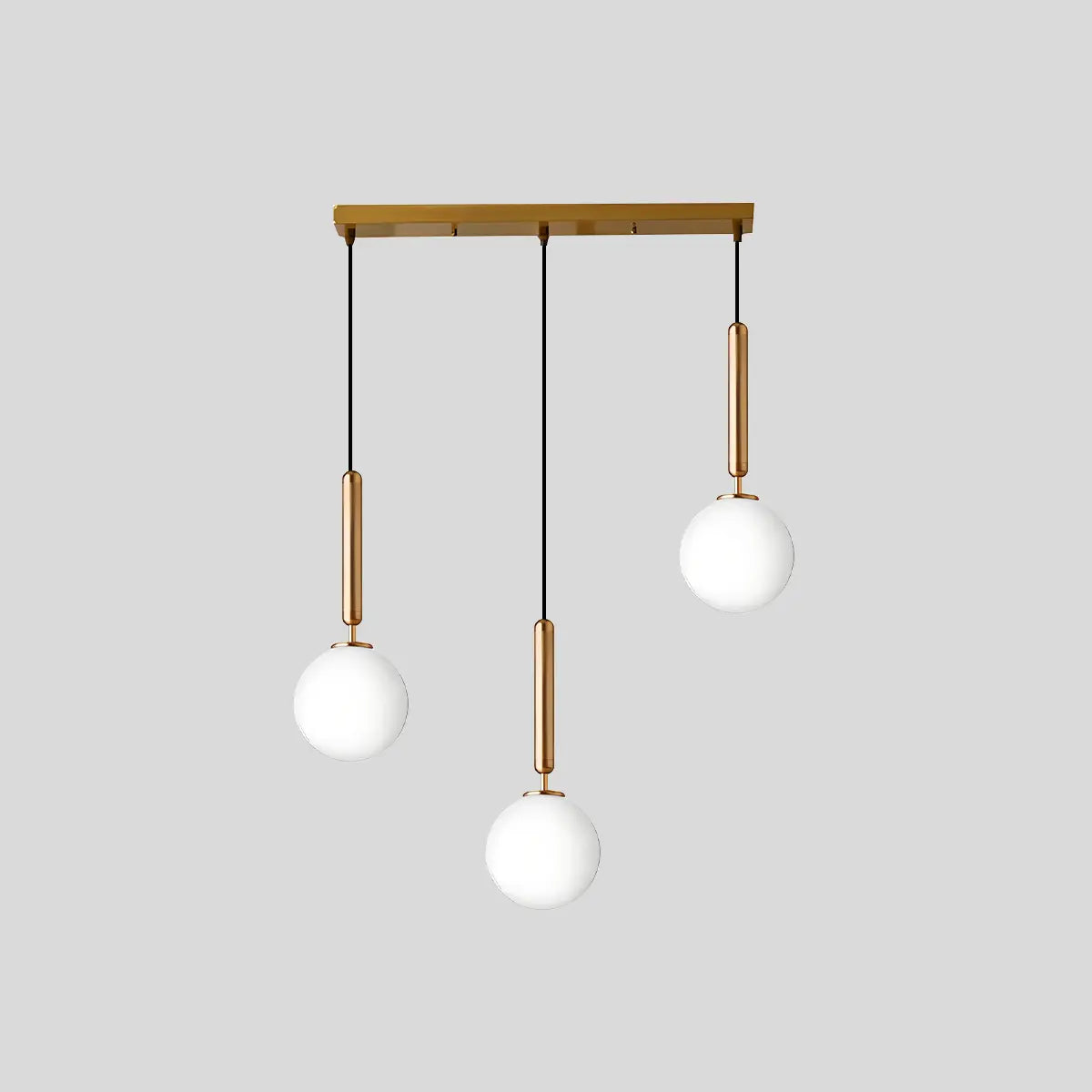 Antizer Temen Globe Glass Pendant Light for Kitchen Island