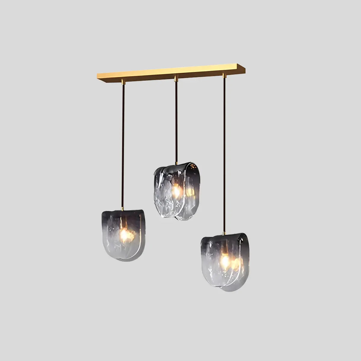 Antizer Modern Gradient Glass Pendant Light for Bedside