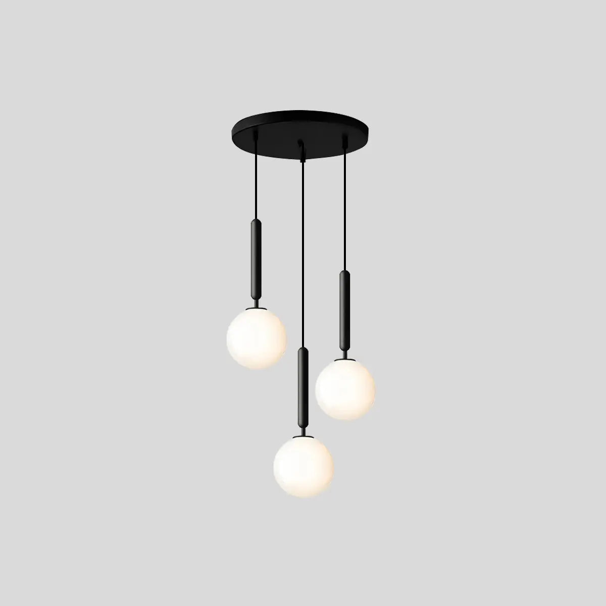 Antizer Temen Globe Glass Pendant Light for Kitchen Island
