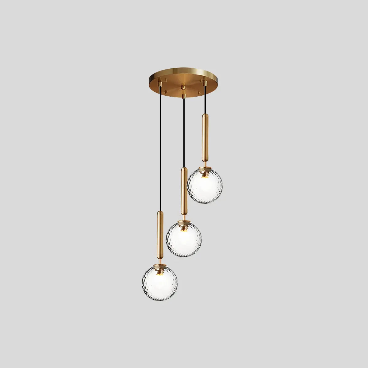 Antizer Temen Globe Glass Pendant Light for Kitchen Island
