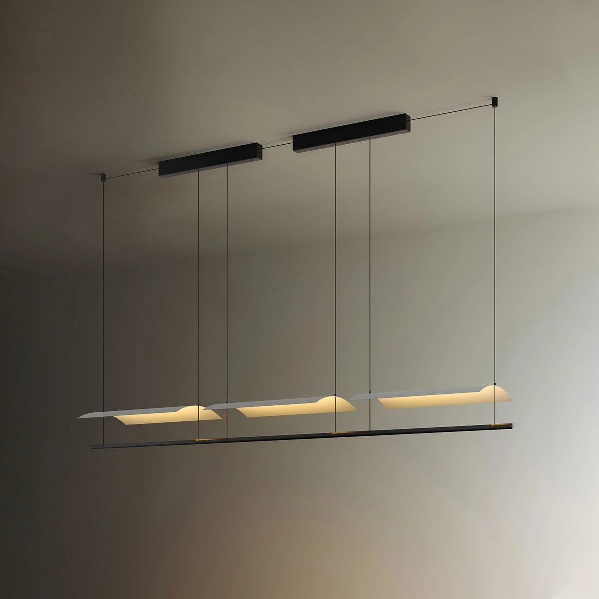 Antizer Minimalist Tile Shape Dining Room Pendant Light