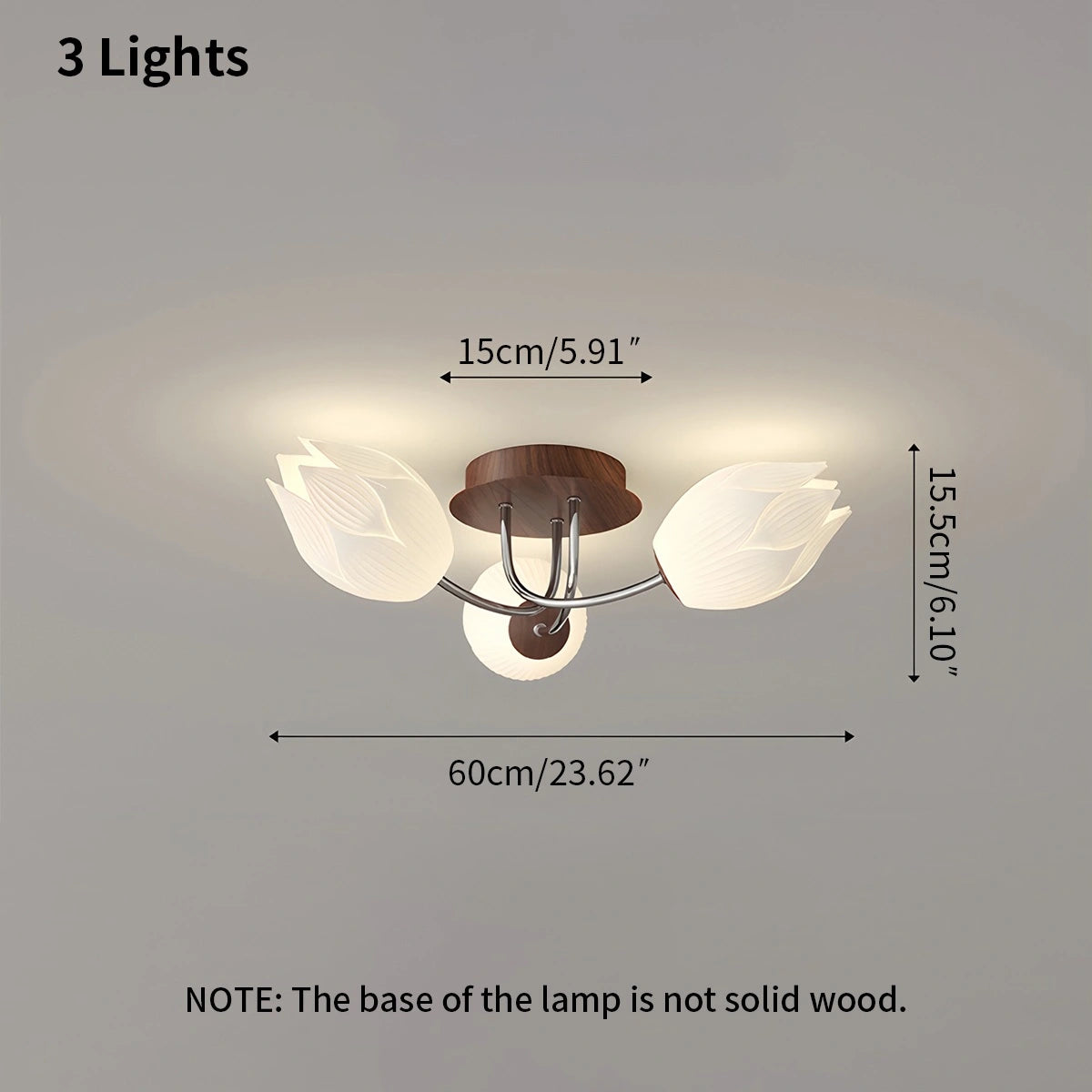 Antizer Medieval Flower Ceiling Lamp for Living Room
