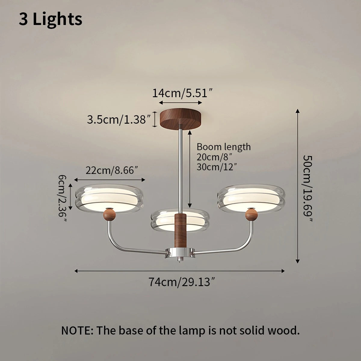 Antizer American Retro Maillard Bauhaus Chandelier