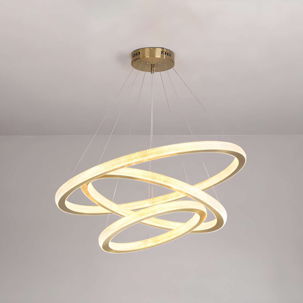 Antizer Modern Ring LED Pendant Light for Dining Room