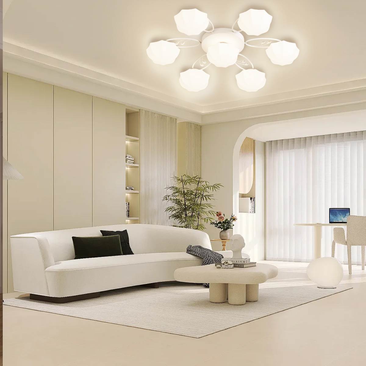 Light Luxury French Bud Ceiling Lamp