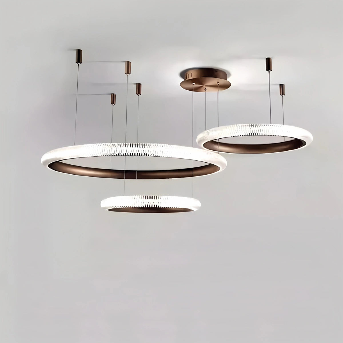 Antizer Nordic Circular Chandelier for Living Room