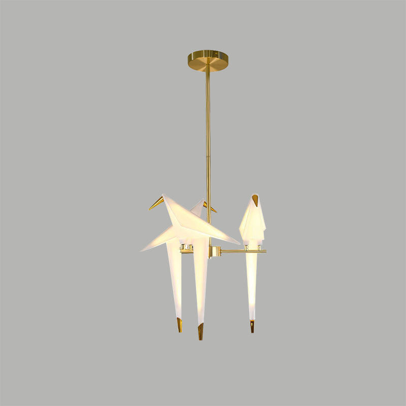 Paper Crane Bird Chandelier