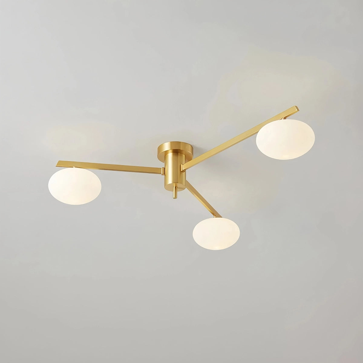 Antizer Modern Multi-Arm Semi Flush Mount Ceiling Light
