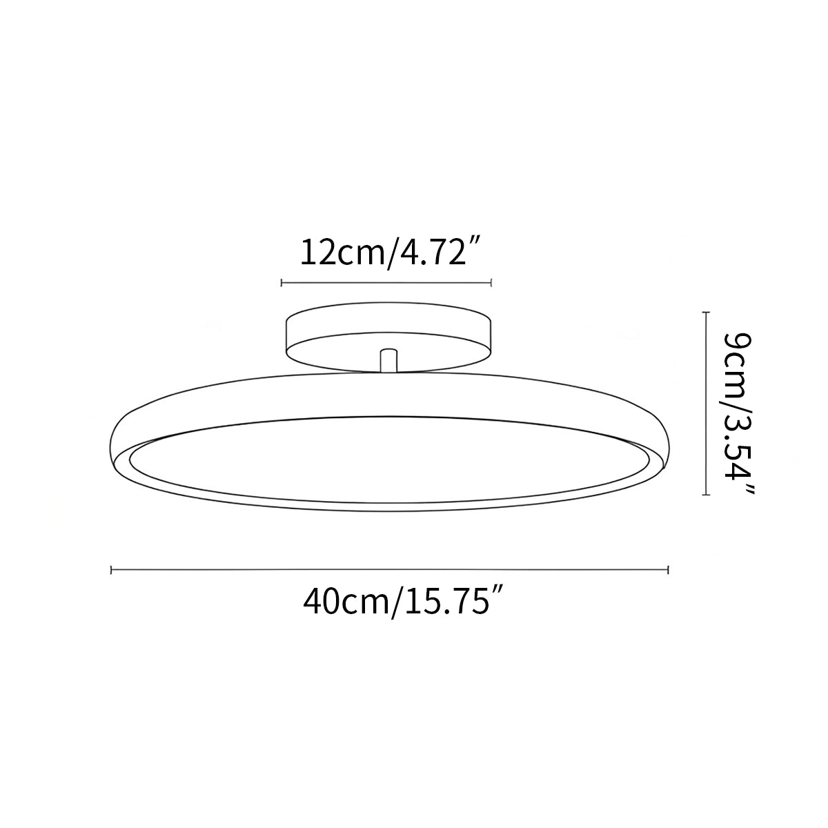 Antizer Drift Adjustable Ceiling Lamp for Bedroom