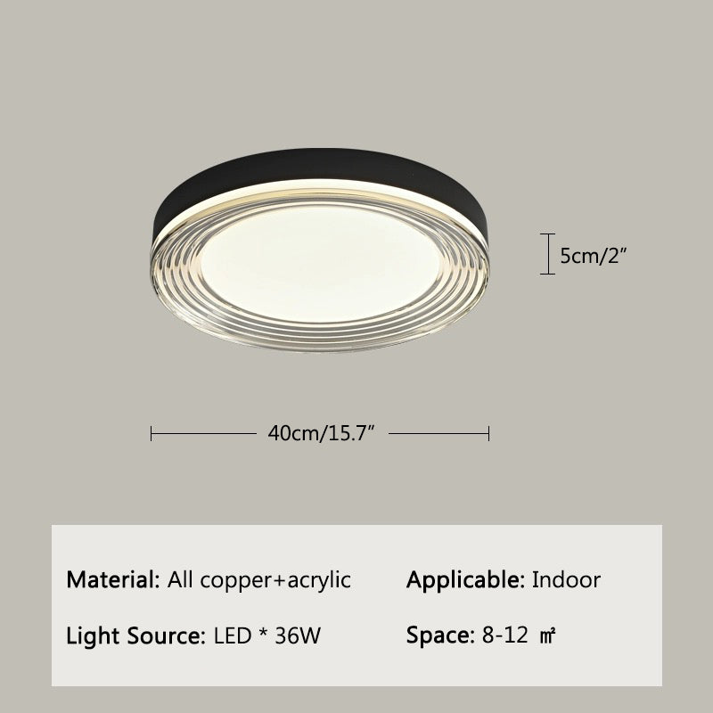 Circular Acrylic Ceiling Light