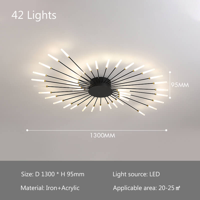 Fireworks Starburst Ceiling Light