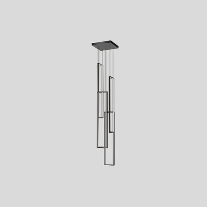 Antizer Aldarj Rectangular LED Staircase Chandelier