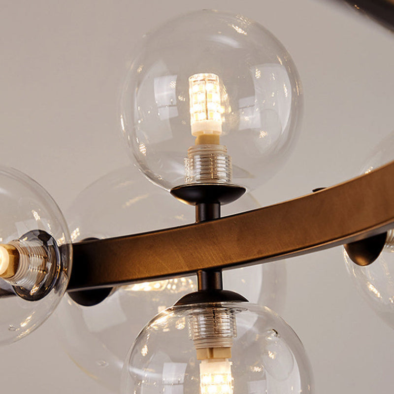 Antizer Circular Glass Bubble Chandelier