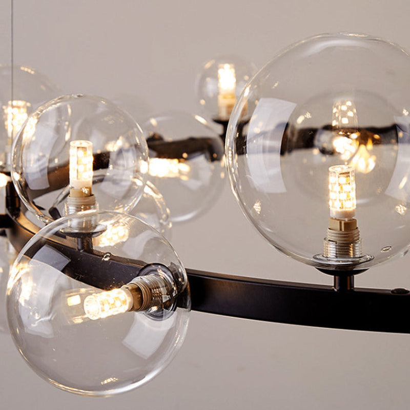 Antizer Circular Glass Bubble Chandelier