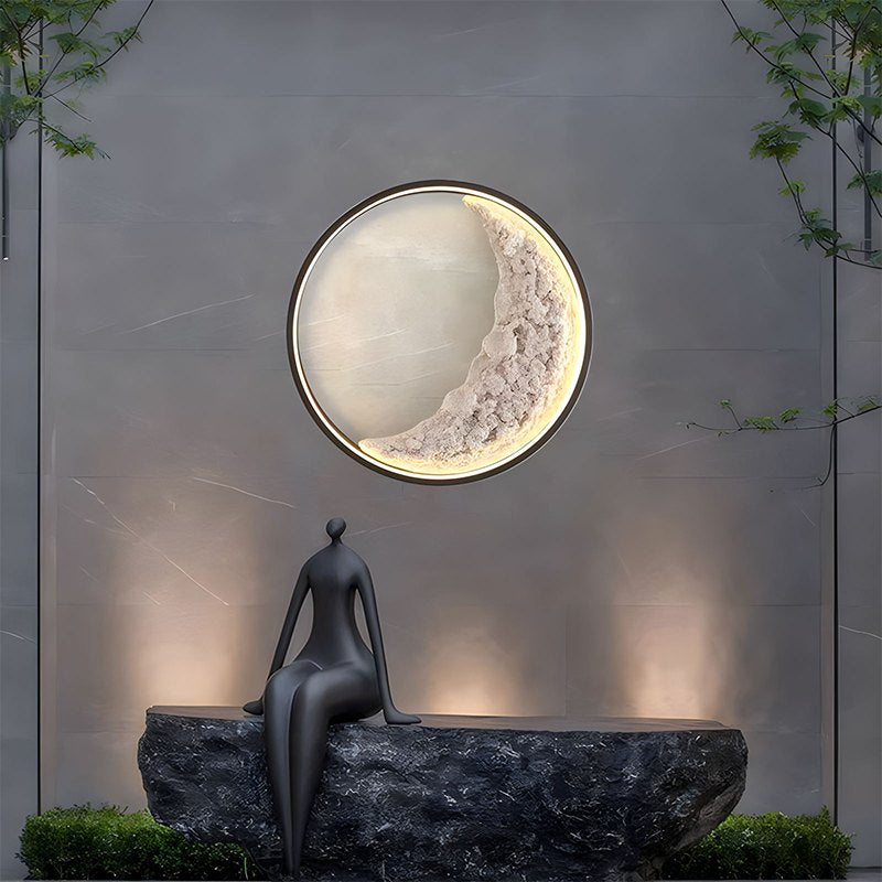 Antizer Crescent Moon Wall Sconce